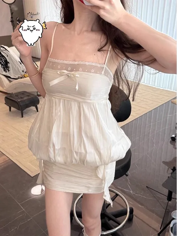 

Stunning Lace Short Skirt And Bandeau Top Two-Piece Set for Women Beautiful Floral Print Summer Fashion Outfit Chinese Design