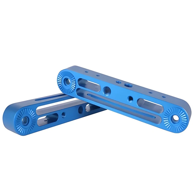 

Custom CNC Machining Blue Aluminum Alloy Connecting Arm Parts CNC Processing Service