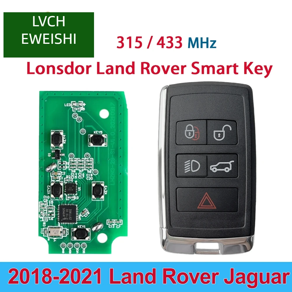 

SUPERKEY Lonsdor Smart Key 315/433mhz For Land Rover Range Rover Sport Evoque Discovery 4 For Jaguar Freelander XFL XE XJ 2018