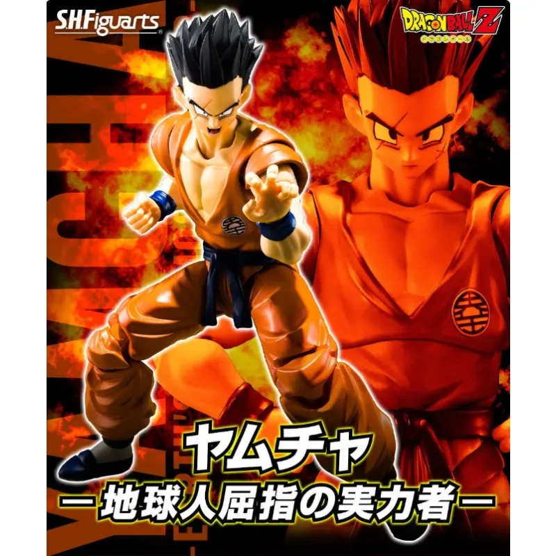 In Stock! 100% Original BANDAI S.H.Figuarts Dragon Ball Z Yamcha Earth's Foremost Warrior Action Anime Figures Models Toys Gifts
