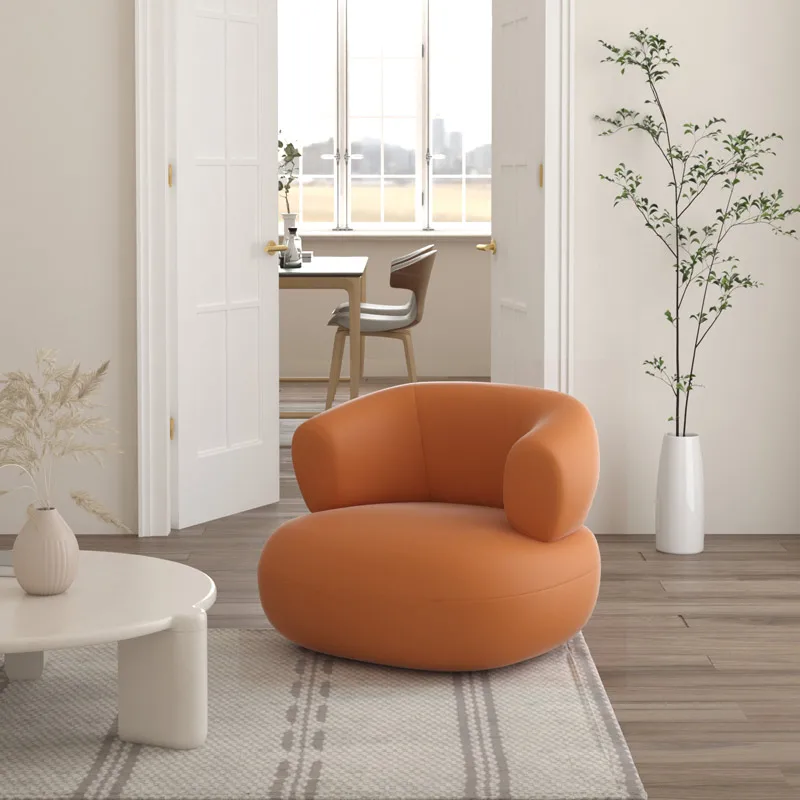 

Japanese Minimalista Living Room Sofa White Velvet Armchair Dormitorio Living Room Sofa Funda Relax Canape Salon Home Furniture