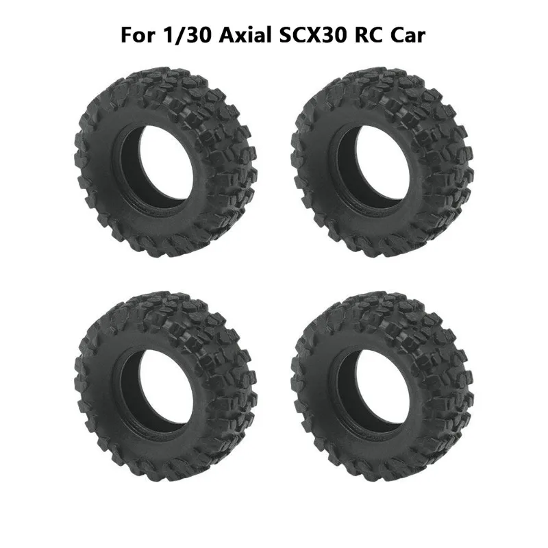 For 1/30 Axial SCX30 Upgrade Accessories Black Tire Outer Skin Kit Replacement Part
