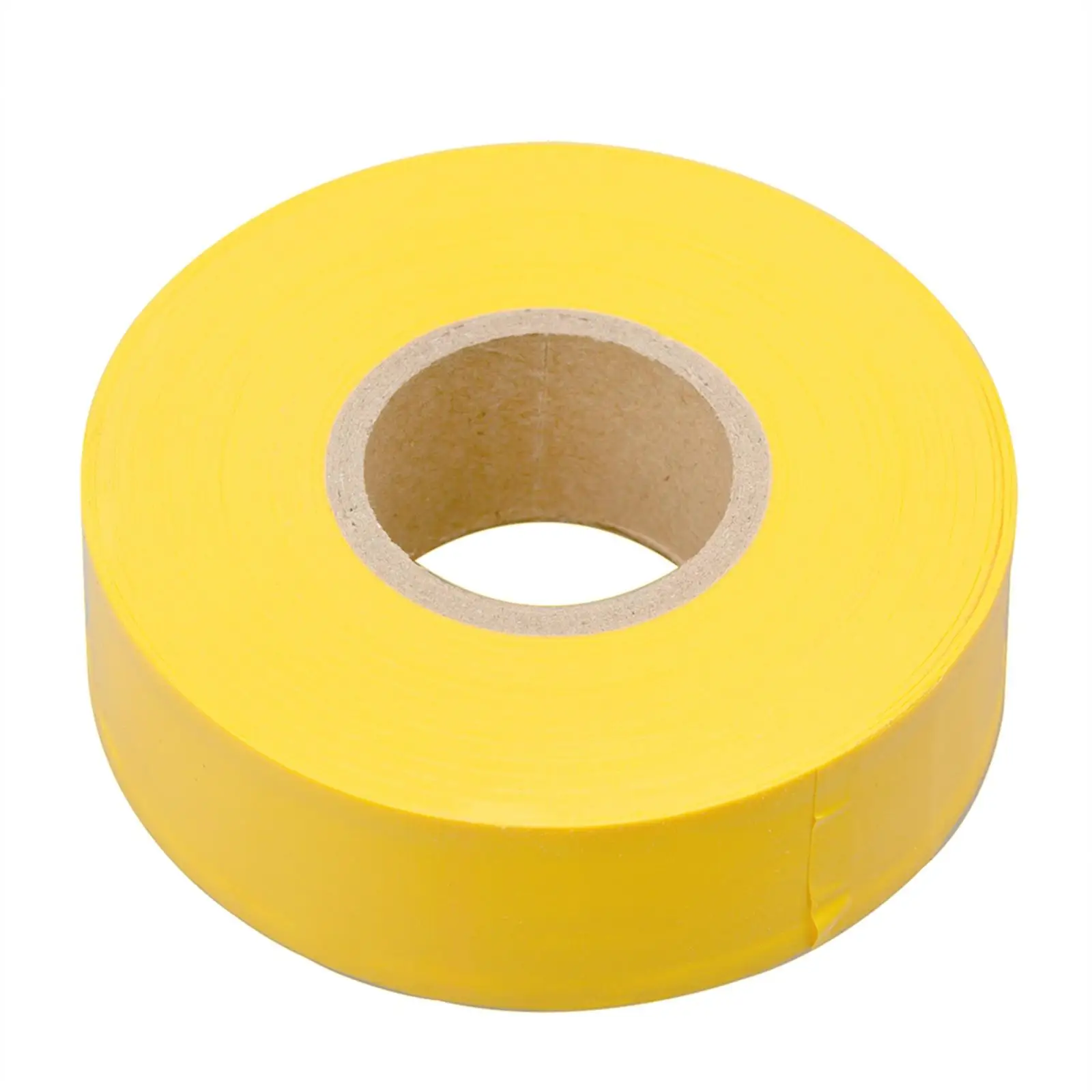 Hazardous Area Marking Tape Yellow PVC Flagging Ribbon Survey Trail Tape 45m Easy Use for Workplace Boundary Tree Branches