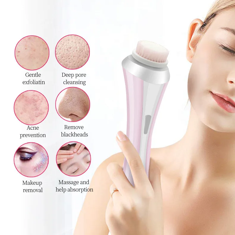 Elektrische Gesichtsreinigungsbürste – wiederaufladbarer USB-Mitesserentferner, wasserdichtes Gesichtsmassagegerät zur Entfernung von Hautpflege und Make-up