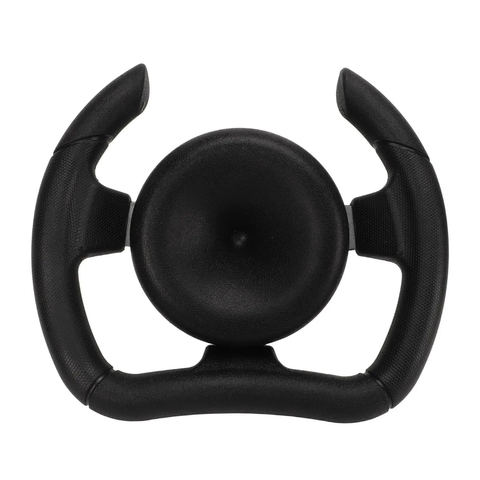 

Kart Steering Wheel 277mm Black Racing Steering Wheel for 4 Wheeled Vehicles