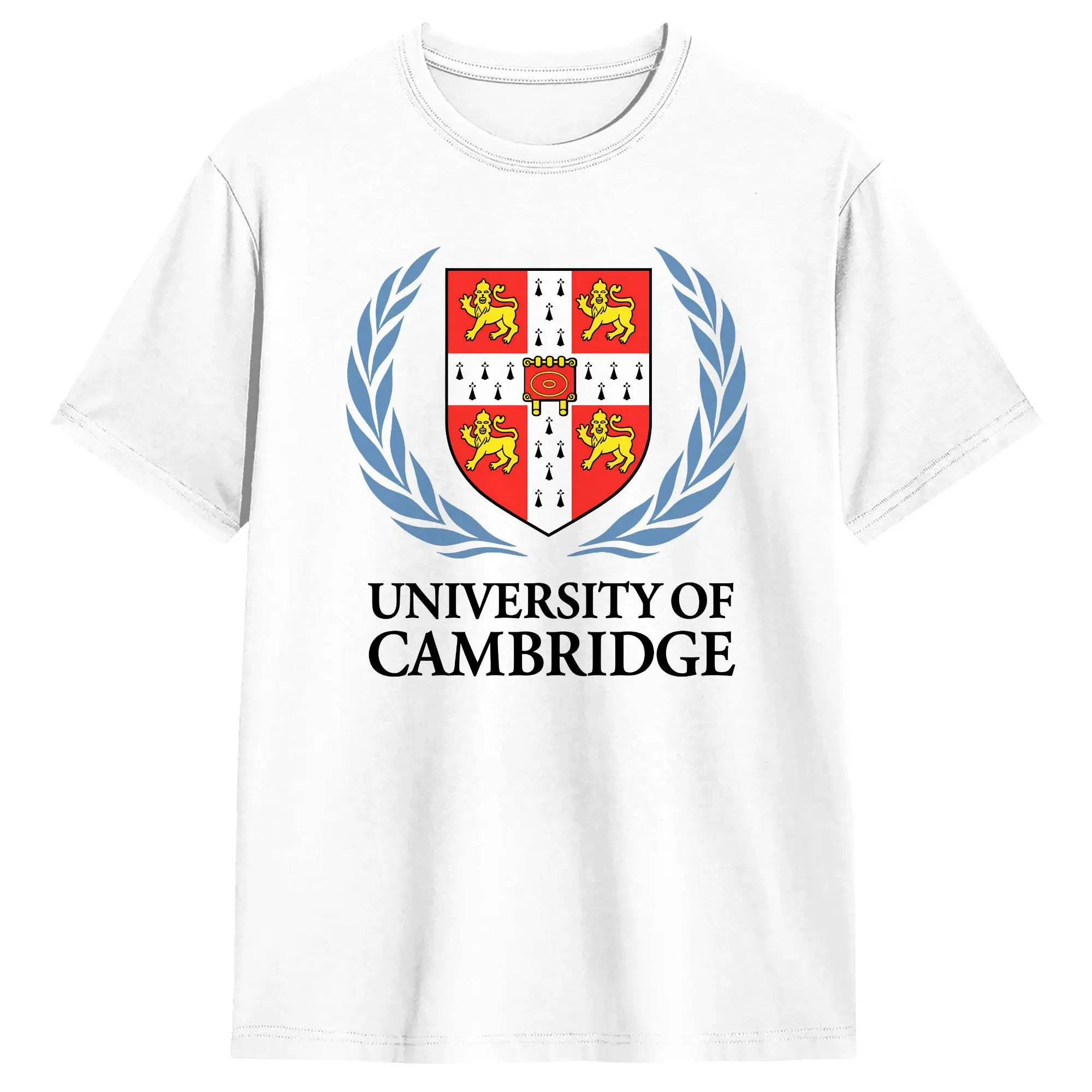 University Of Cambridge Museums 100 Cotton T-Shirts  Hip Hop Tee Shirt for Adult Summer Y2K Basic Casual Short Sleeve Clothing