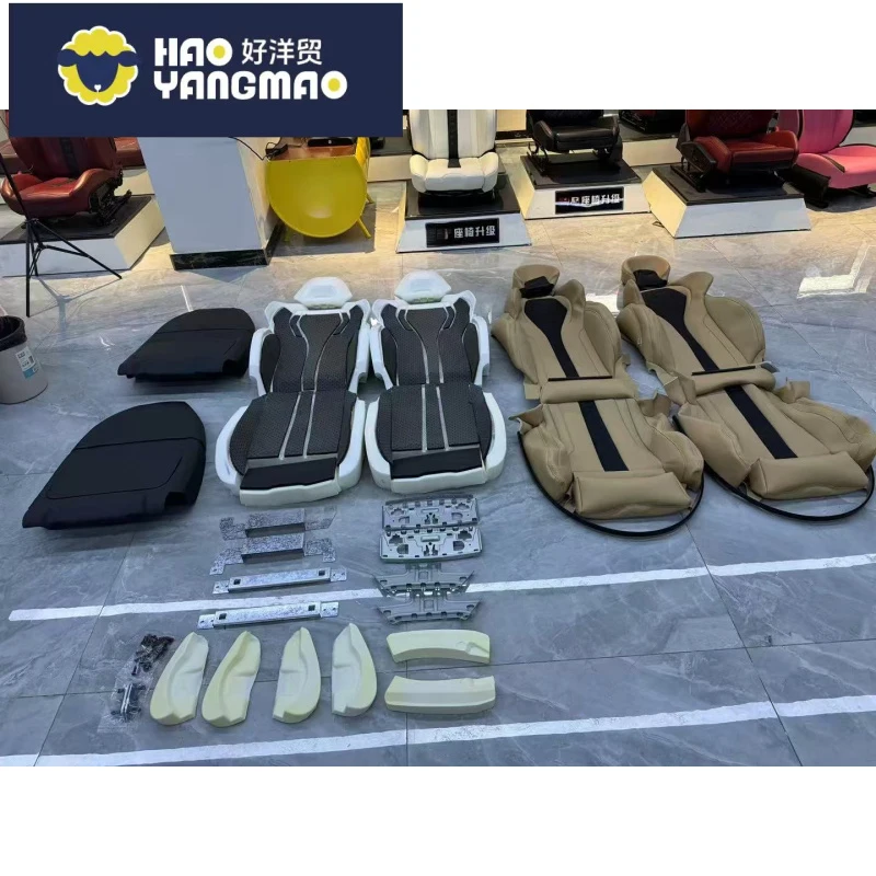 Suitable for BMW F30 F80 F10 M3 M5 X3 Upgrade Car Interior Accessories Sport Racing Bucket Seats Customize Leather Cover Sponge