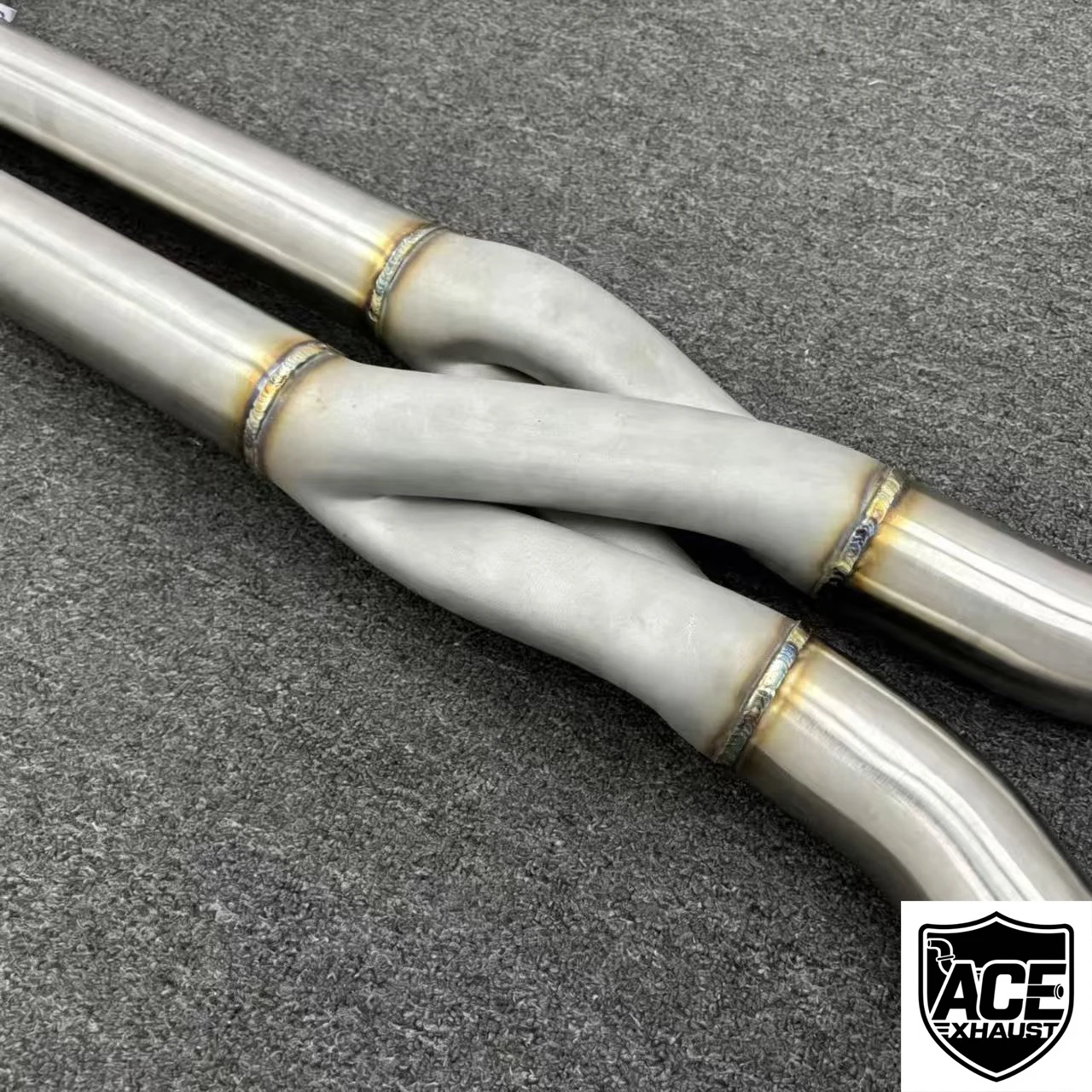 ACE Gleichlängen-Midpipe für BMW M3 G80 M4 G82 M2 G87 3.0T S58 mit Z-Rohr, freier Durchfluss, 70mm/2,5 Zoll Midpipe-Auspuffsysteme – Detail 7