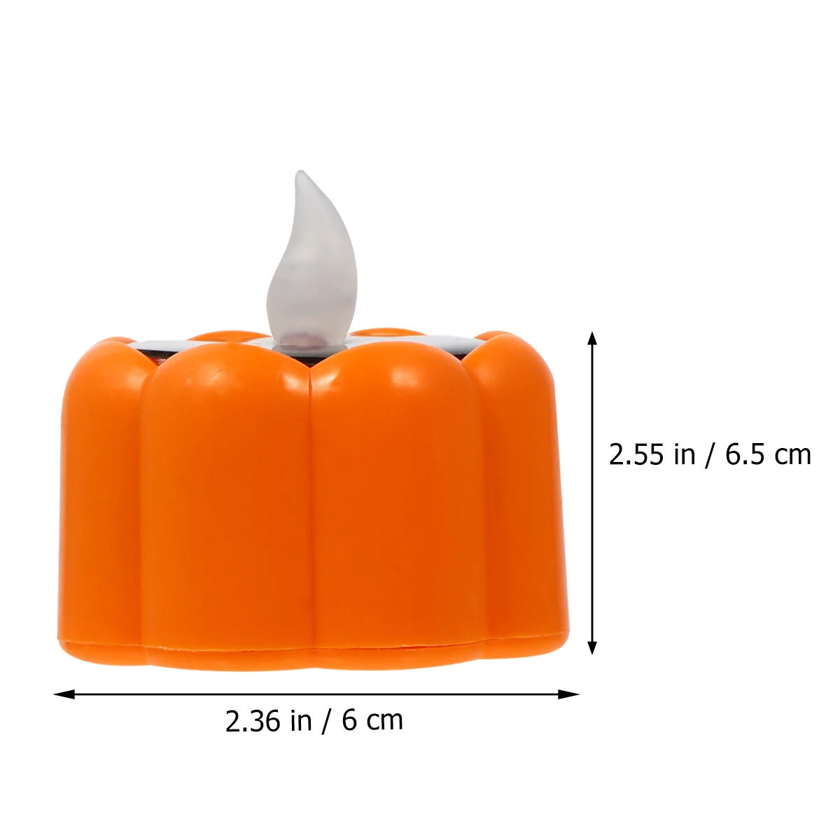 

1pc Led Pumpkin Lamp Solar Energy Electronic Flameless Warm Light Decorative Lamps For Halloween Party Decoration