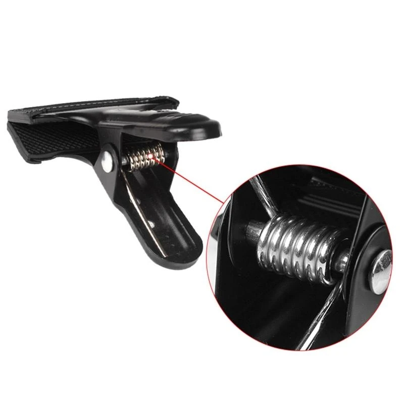 Heavy Duty Metall Clip Fotografie Hintergrund Klemmen Hintergrund Unterstützung Halter mit Gummi Schutz Pad für Fotografie M76A – Detail 1