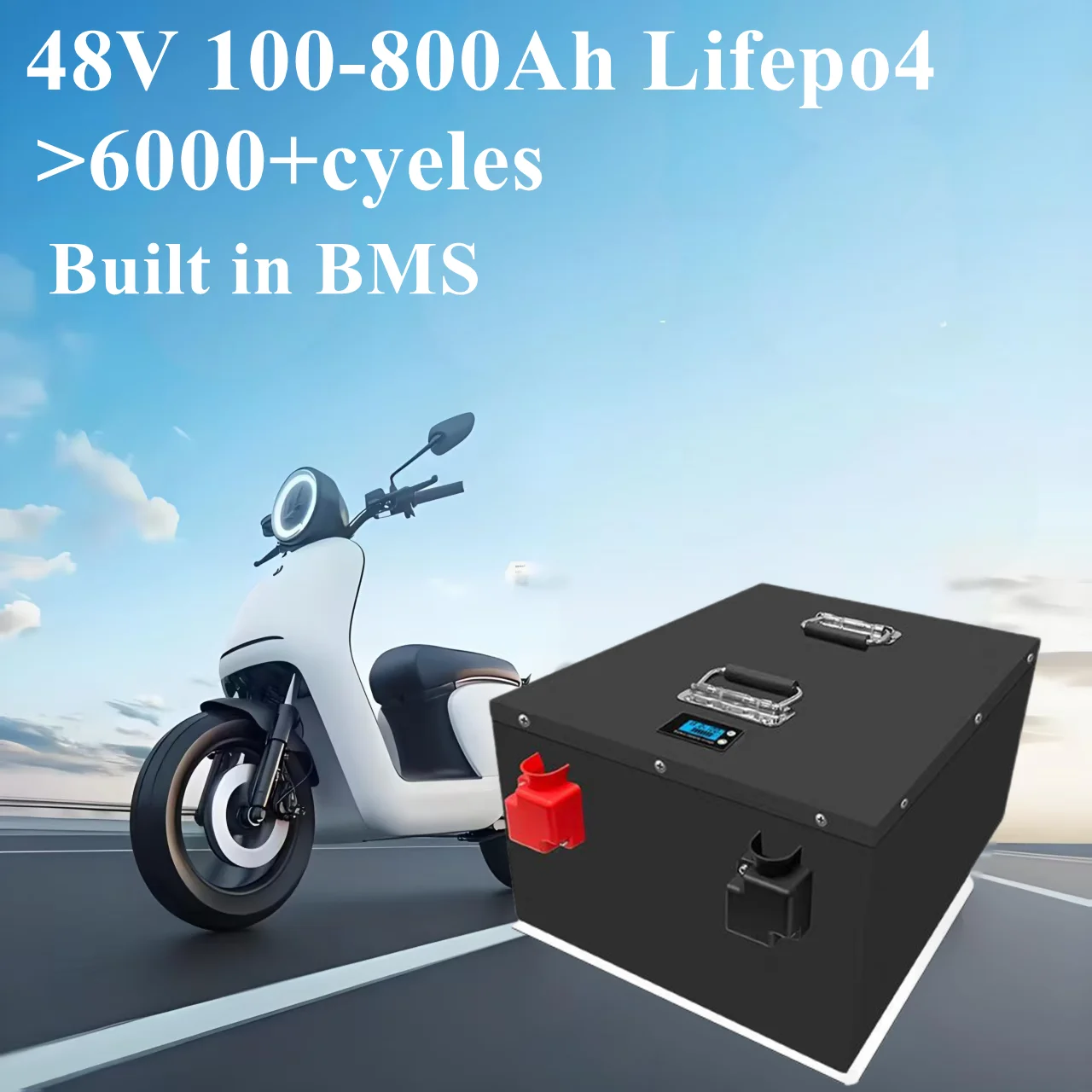 

Lithium Battery 48V 400Ah 100Ah 200Ah 300Ah 500Ah 600Ah 700Ah 800Ah Lifepo4 for 4KW 9KW Solar System Photovoltaic Power RV