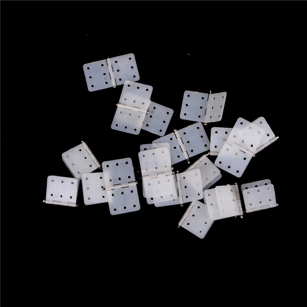 20pcs/lot Nylon & Pinned Hinge 16*27mm For RC Airplane Plane Parts Model Replacement