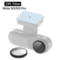 for DDPAI Dash Cam Mola N3/N3 Pro HD Lens Dust Protection Anti Glare CPL Filter for DDPAI N3/N3 Pro Static Sticker