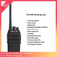 6PACK Retevis RT24 PMR446 Walkie Talkie License-Free Long Range 16Channel VOX Handheld Two Way Radio with 6-way Rapid Charger