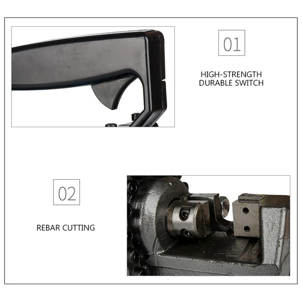 4-22mm Electric Hydraulic Rebar Cutting Machine Rebar Cutter Portable Steel Bar Cutting Tool