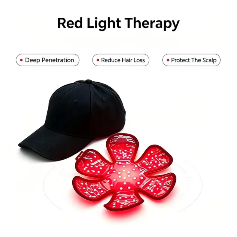 Irradiation Aesthetic Device Cap Infrared Physiotherapy Safe Non-Invasive Hair Growth Cap Featuring 108 Red Light Therapy LEDs