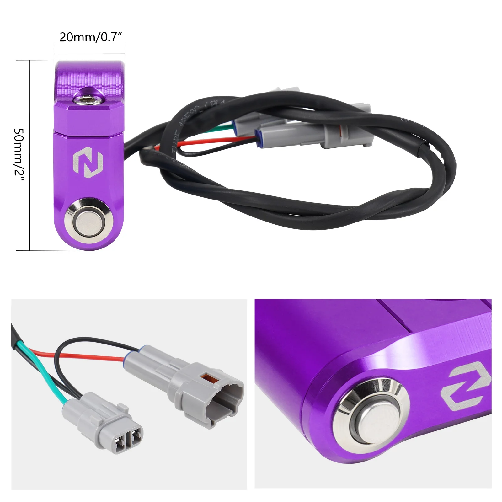 For Surron Light Bee X For Sur-Ron Light Bee S L1E For Segway X160 X260 Plug & Play Headlight Switch Button Electric Dirt Bike