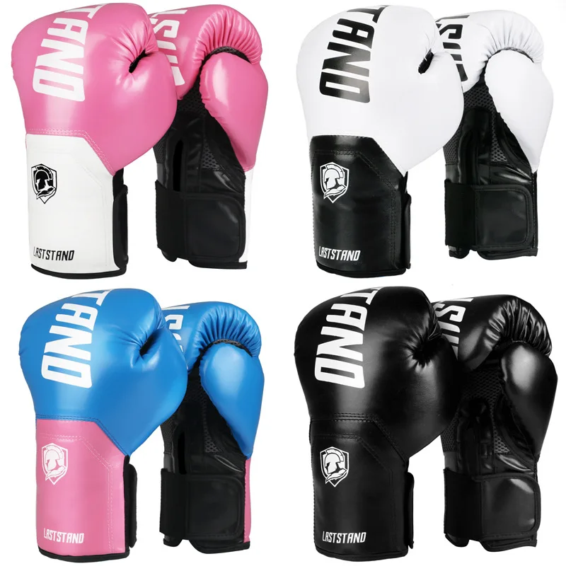 

10oz Professional Boxing Gloves Men Women Breathable High Quality PU Sanda MMA Muay Thai Free Fight Training Fitness Gloves