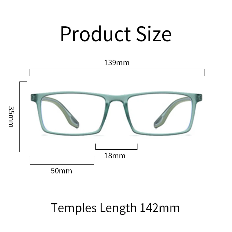 MOMOJA Ultra-light Fashion Spring Legs Design TR90 Non-slip Retro Square Youth Optical Prescription Eyeglasses Frame For Men