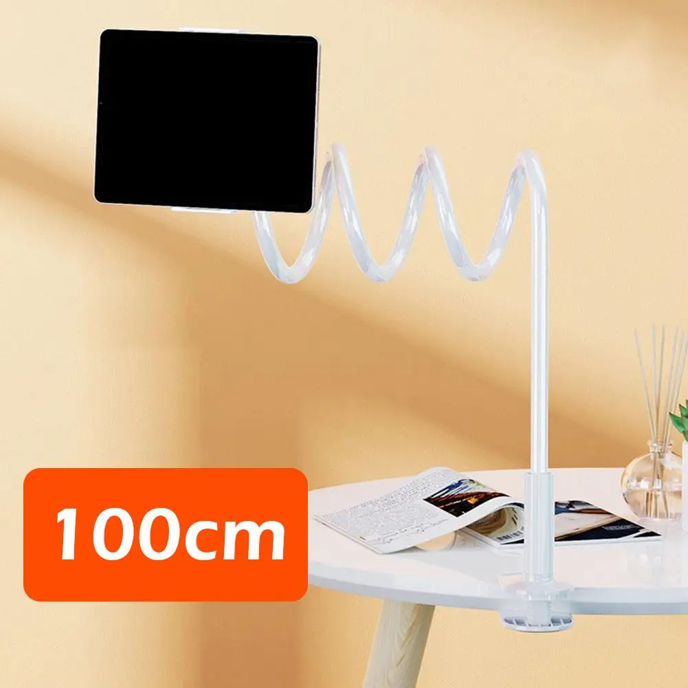 Tablet Stand Holder Mount Clip Grip Flexible Long Arm Gooseneck For iPad iPhone Switch Galaxy Tab K H8A8