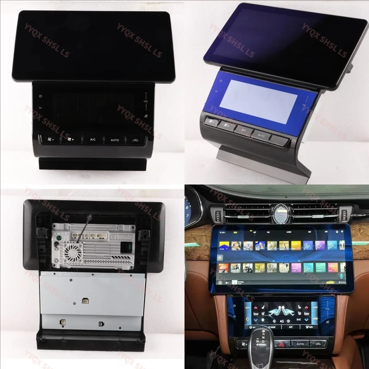 yyqx ls Android For Maserati Quattroporte 2013-2018 Car Multimedia Player GPS Navigation Radio Wireless CarPlay car accessories
