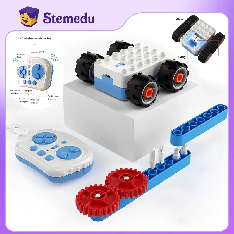 Programm Remote Control Power Motor Compatible with legoeds Large Particles Building Blocks Mechanical/Engineer 9686 45002 Robot