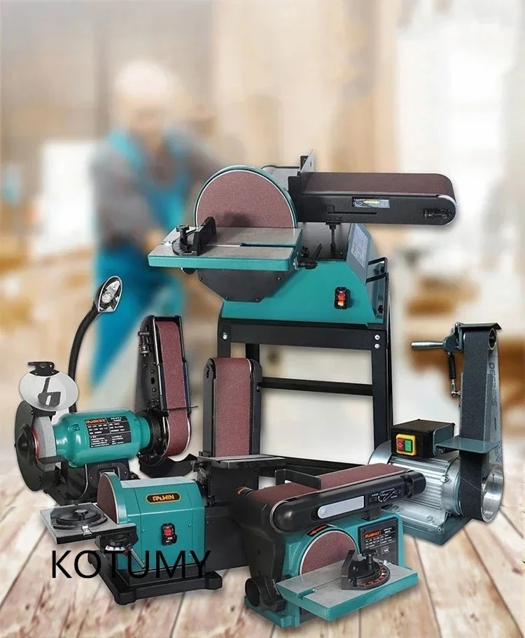 

220 В 550-750 Вт шлифовальный диск шлифовальная ленточная машина машина для волочения металлической проволоки настольная машина для полировки наждачной бумаги