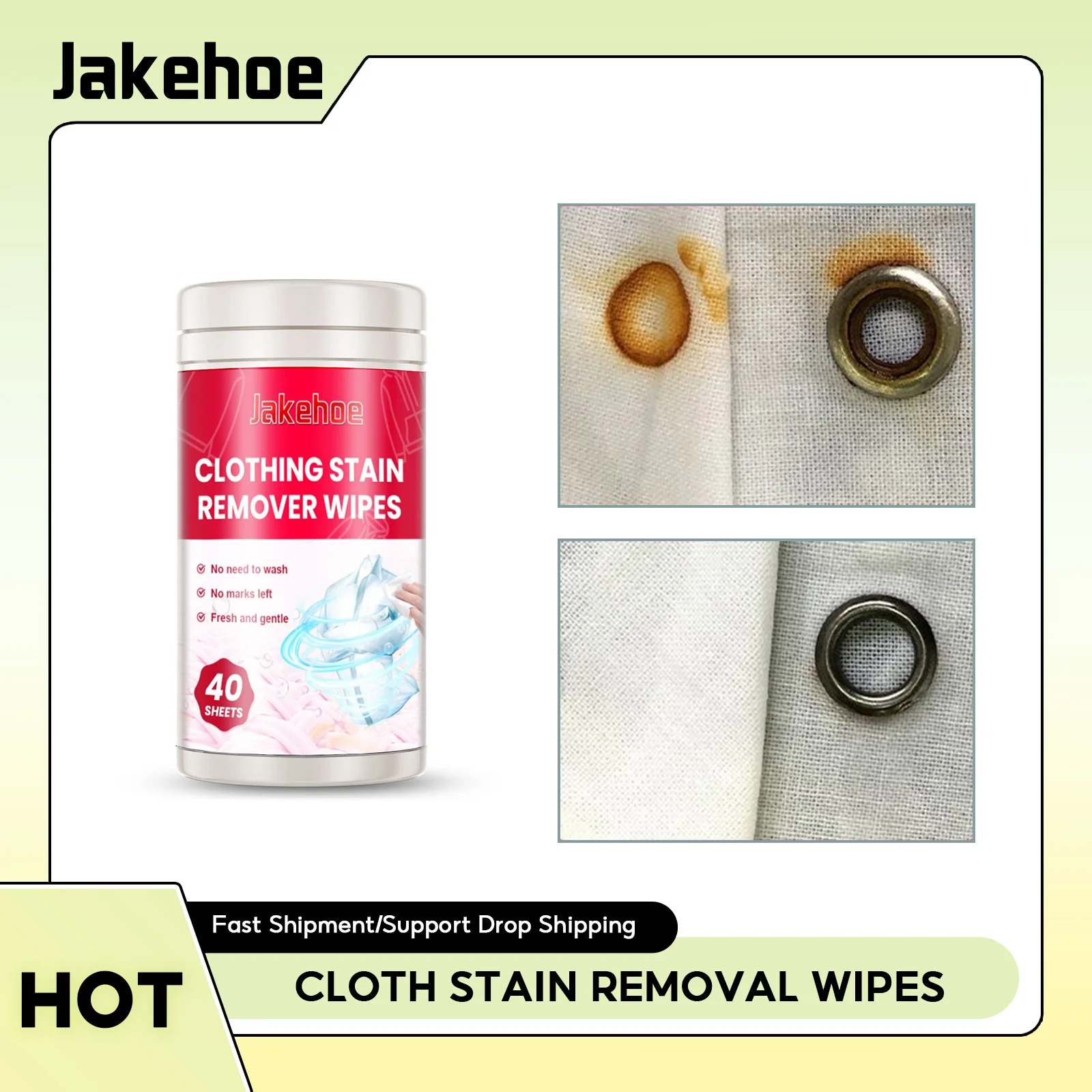 

Cloth Stain Removal Wipes Instant Clothes Stain Removal Dry Detergent Dust Stubborn Dirt Oil Cleaning Disposable Laundry Cleaner