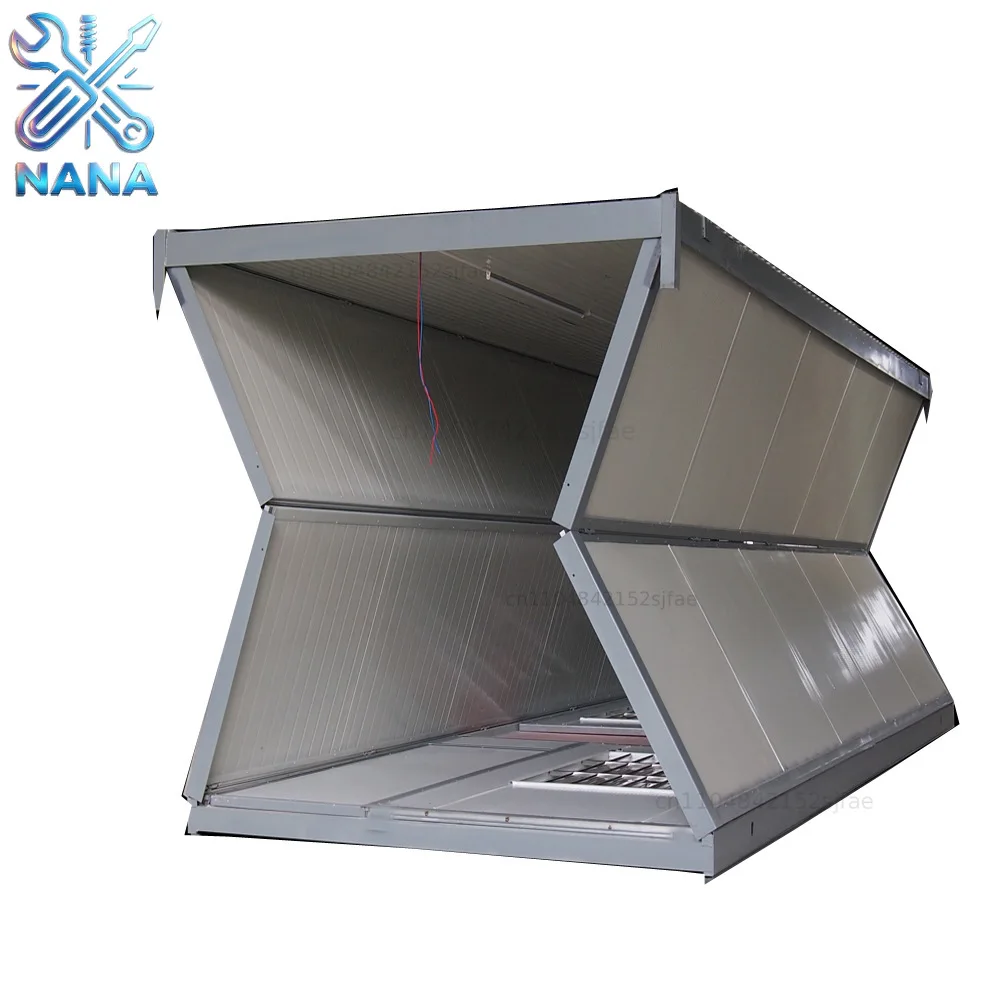 20ft Cheap Foldable Prefab Container Camping Tiny Houses Portable Pod Cabin Office Folding Container House