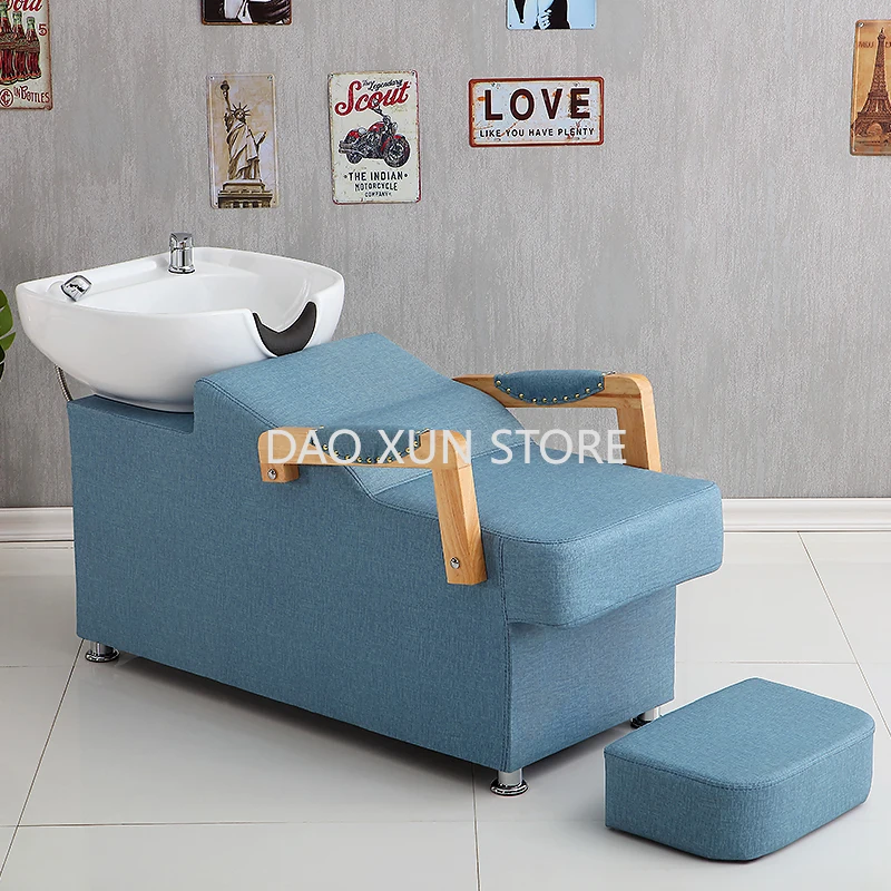 

Head Spa Hair Washing Bed Water Circulation Head Hair Shampoo Chair Salon Therapy Lavacabezas Beauty Salon Furniture MQ50SC