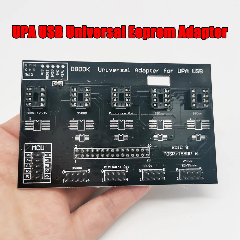 

UPA USB V1.3 Universal Eeprom Adapter High Quality UPA-USB Serial Programmer for I2C SPI Microwire Eeprom-Programming