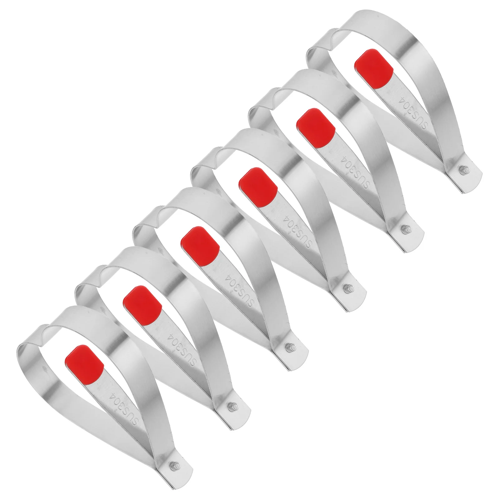 

6Pcs Stainless Steel Heart Shaped Pancake Mold Nonstick Egg Moulds for Griddle Baking Egg Fryer Mold Metal Pancake Molds