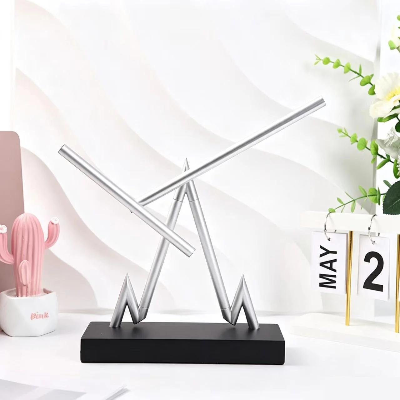 Chaotic Pendulum Perpetual Motion Machine Personalize Creative Decro Living Room Home Office Commercial Highend Desktop Ornament
