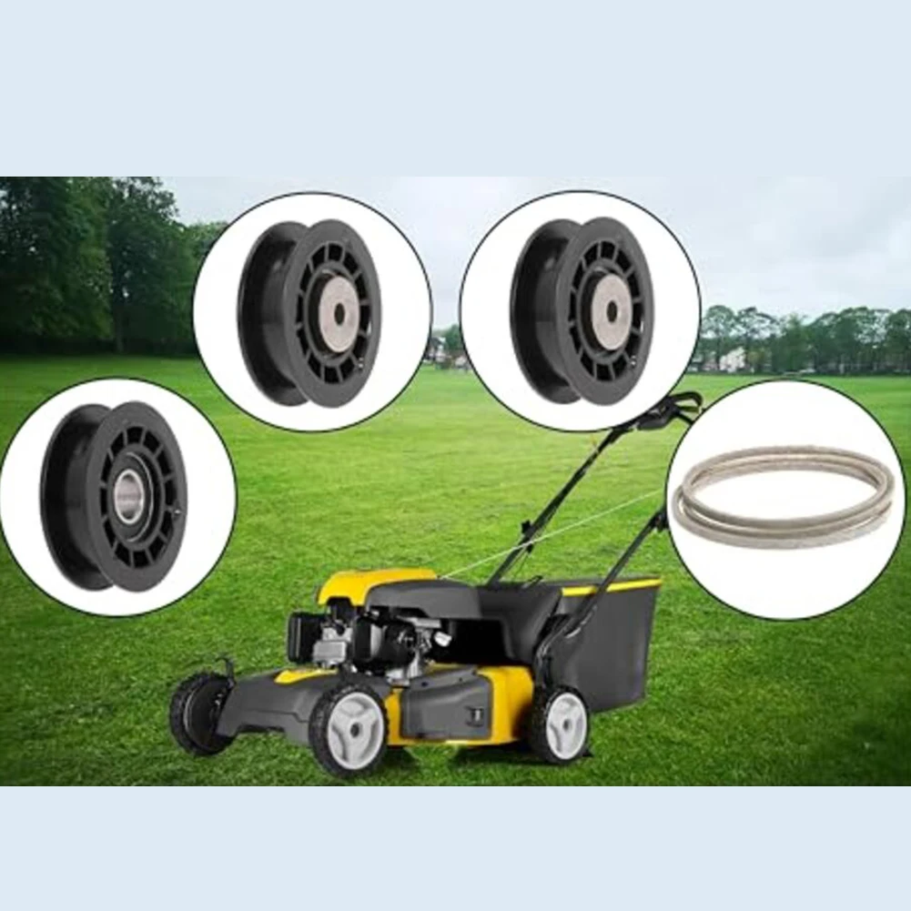 

For Efficient Lawn Care with Idler Pulley and Belt Kit for Improved Performance and Compatibility with Various Models