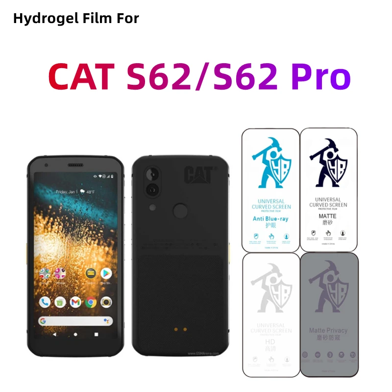 2pcs Matte Hydrogel Film For CAT S62/S62 Pro HD Screen Protector For CAT S62 Pro Eye Care Privacy Matte Protective Film