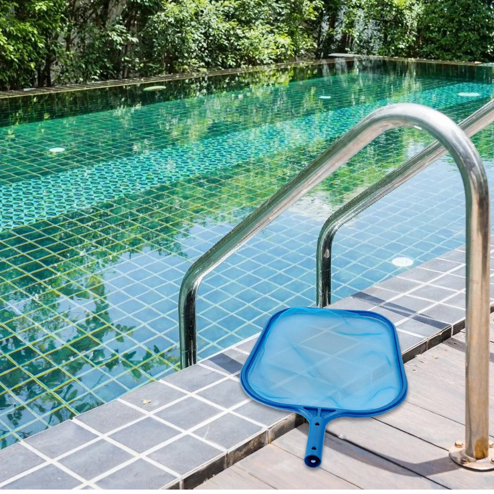 

Swimming Pool Net 43x30cm Durable Fine Mesh Netting Scoops Leaves Bugs Debris Long Lasting Use Skimmer Tool Pool Skimmer