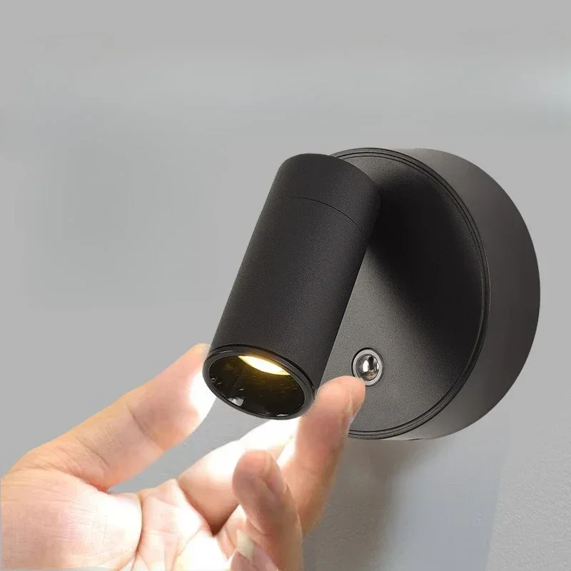 

Хороший зарядный настенный светильник с магнитным притяжением, прожектор COB, USB-трубка, фоновые настенные светильники