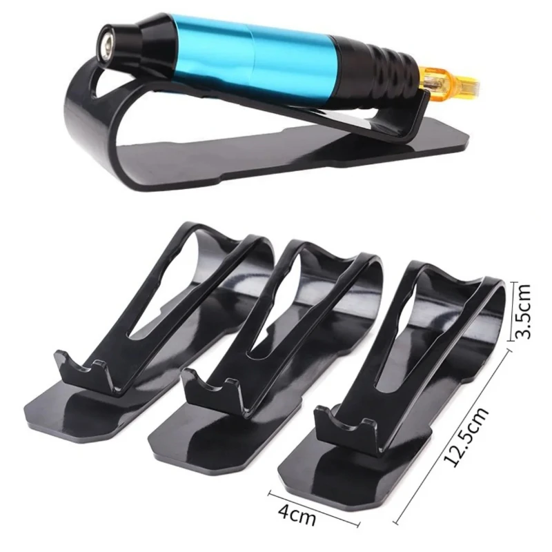 

New Coloring Acrylic Tattoo Machine Pen Holder Makeup Accessories Organizer Display Bracket Stand Permanent Tray Support Frame