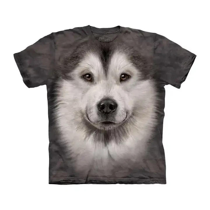 Men\'s T-shirt With Dog Graphic 3D Full Print Pet Dog Men Clothing Summer Short Sleeve Casual Oversized Tee Shirt Fashion Tops