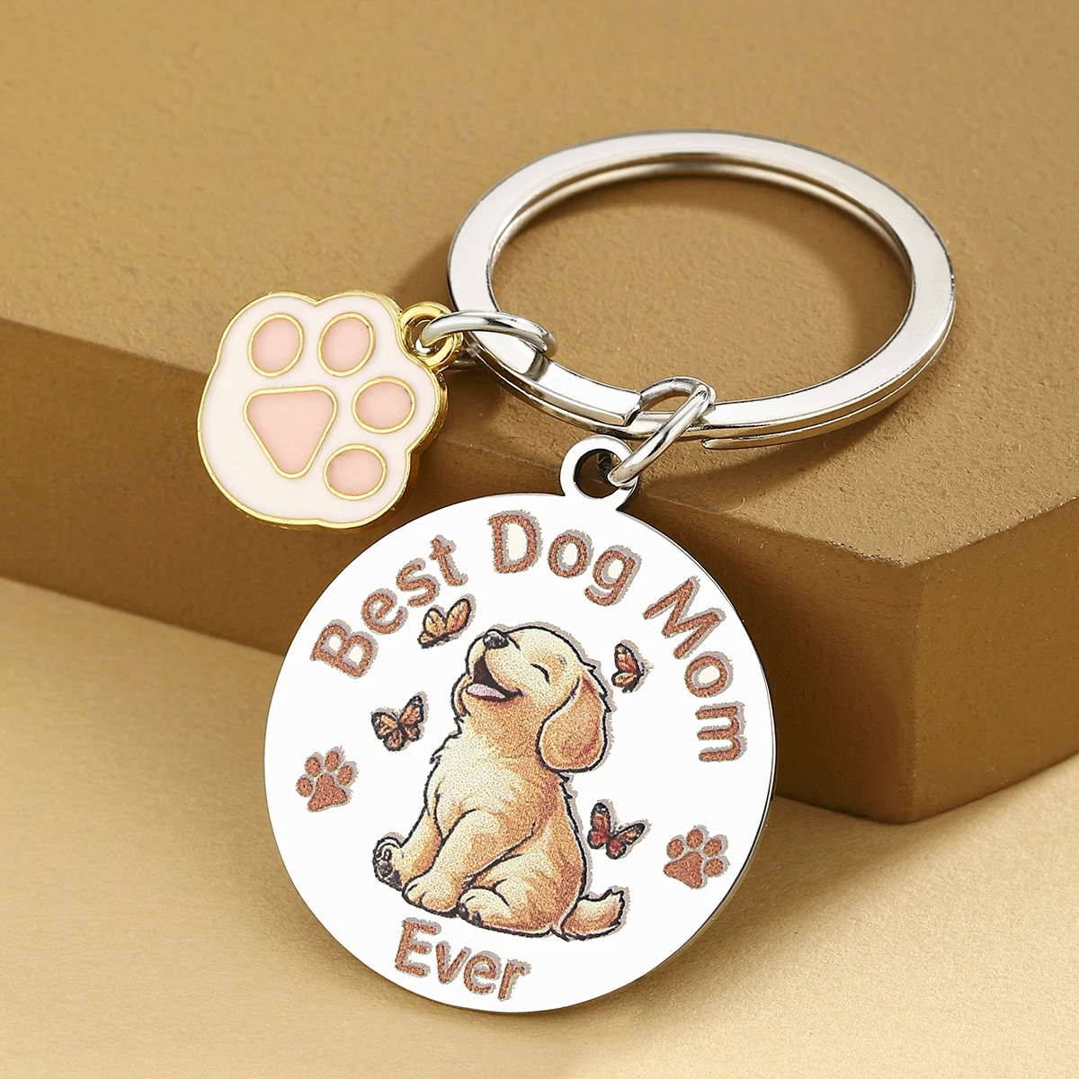 Cute Dogs Moms Keychain Dog Mom Gifts For Women Dog Lovers Gifts For Women Birthday Gift For Puppy Owners Dogs Lover ﻿