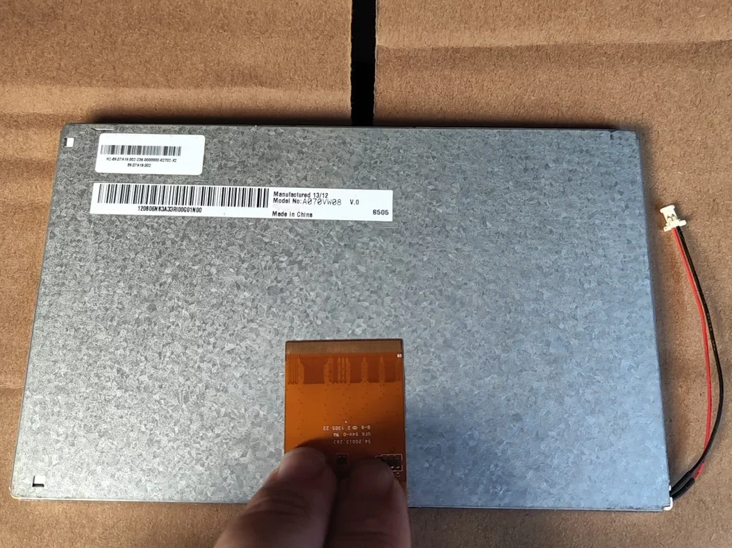 

7-дюймовый ЖК-экран A070VW08 V0, проверен на нормальную работу перед отправкой.