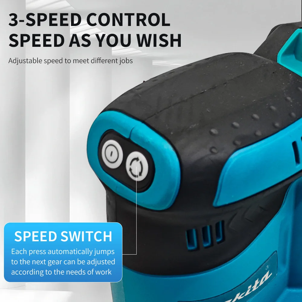 마키타 전동 금속 연마 그라인딩 샌딩 머신 목재 그라인더 무선 오비탈 샌더 자동차 폴리셔 마키타 배터리용