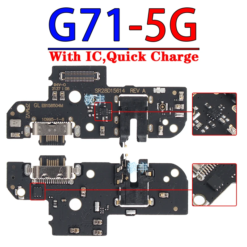 Usb Dock Charger Connector Ports for Motorola Moto G31 G41 G32 G42 G52 G62 G72 G82 G51 G71S G22 5G Charging Board Module Flex