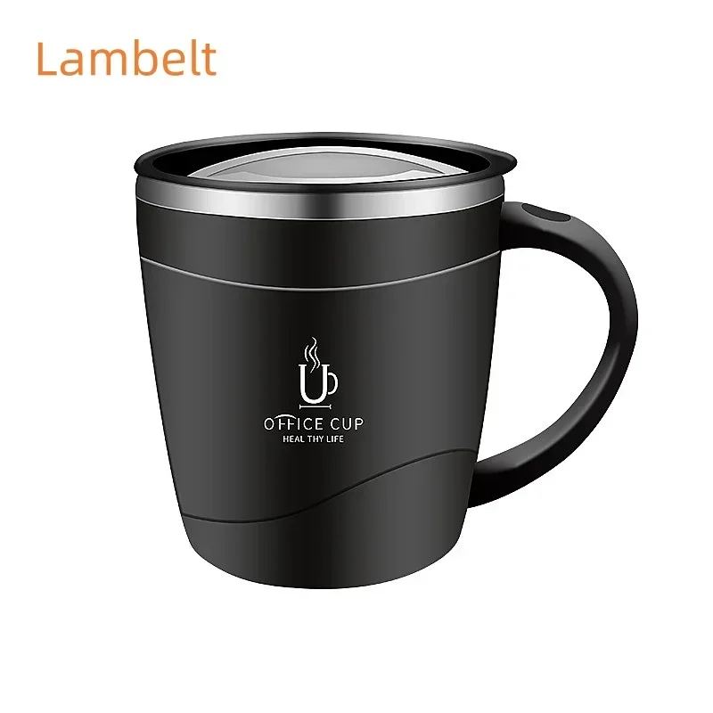 Caneca do Tumbler do aço inoxidável 304 com tampa, Copo de café do isolamento térmico, Lidar com copo de água resistente ao calor, Copos 500ml