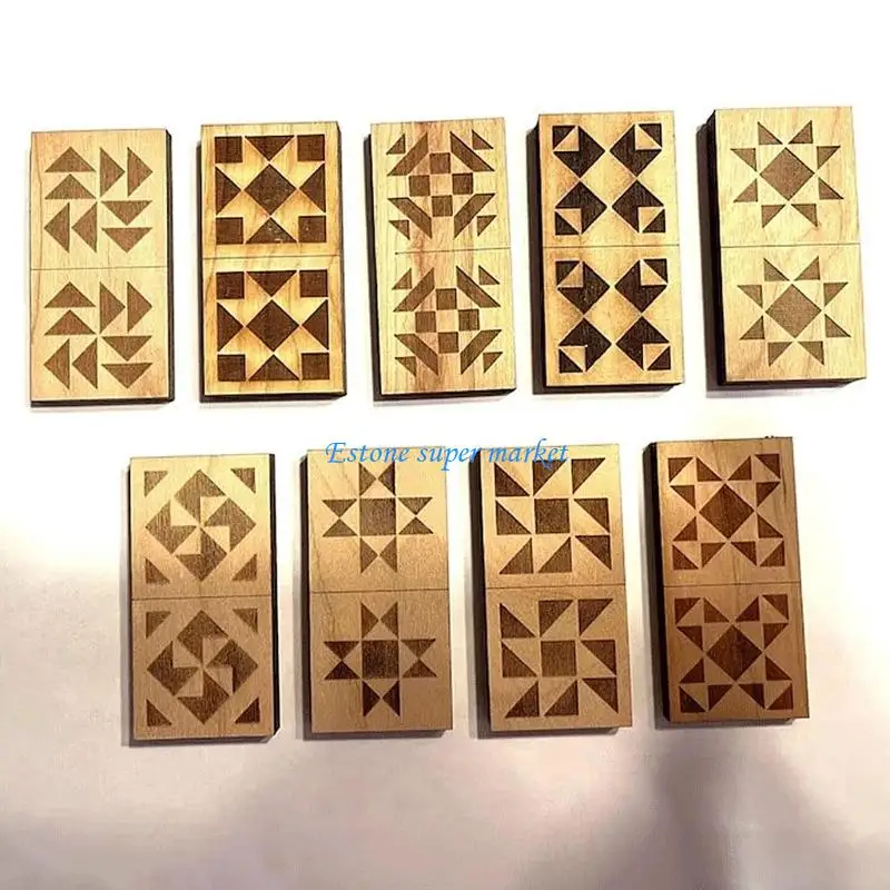 090B Puzzle z naturalnego drewna klocki edukacyjne zabawki dla dzieci rodzinny czas zabawy