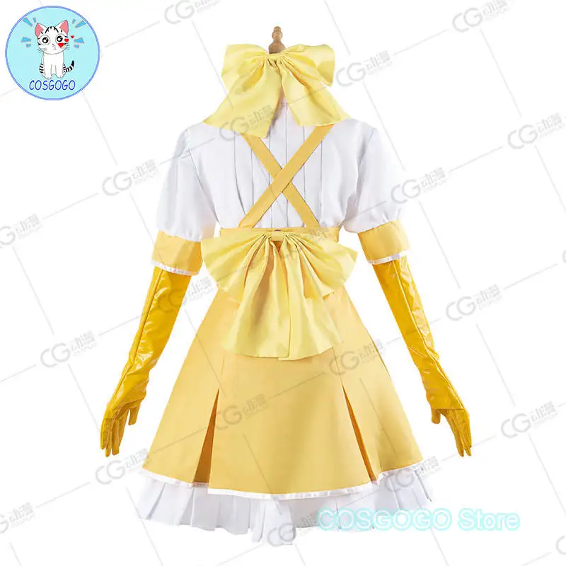 COSGOGO Hanabishi Haruka /Minakami Sayo/ Tenkawa Kaoruko Cosplay Costume Wig Mahou Shoujo Ni Akogarete Gushing Over Magical Girl