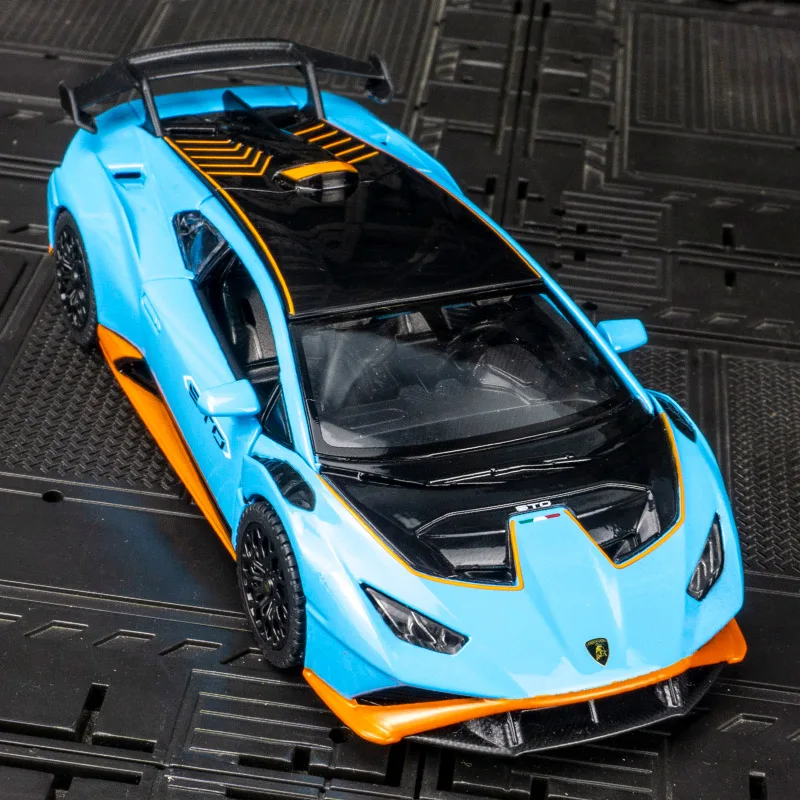 rastar 1:32 simulation Lamborghini STO Alloy Car Model Doors and hood can be opened has simulated sound and lighting view 6