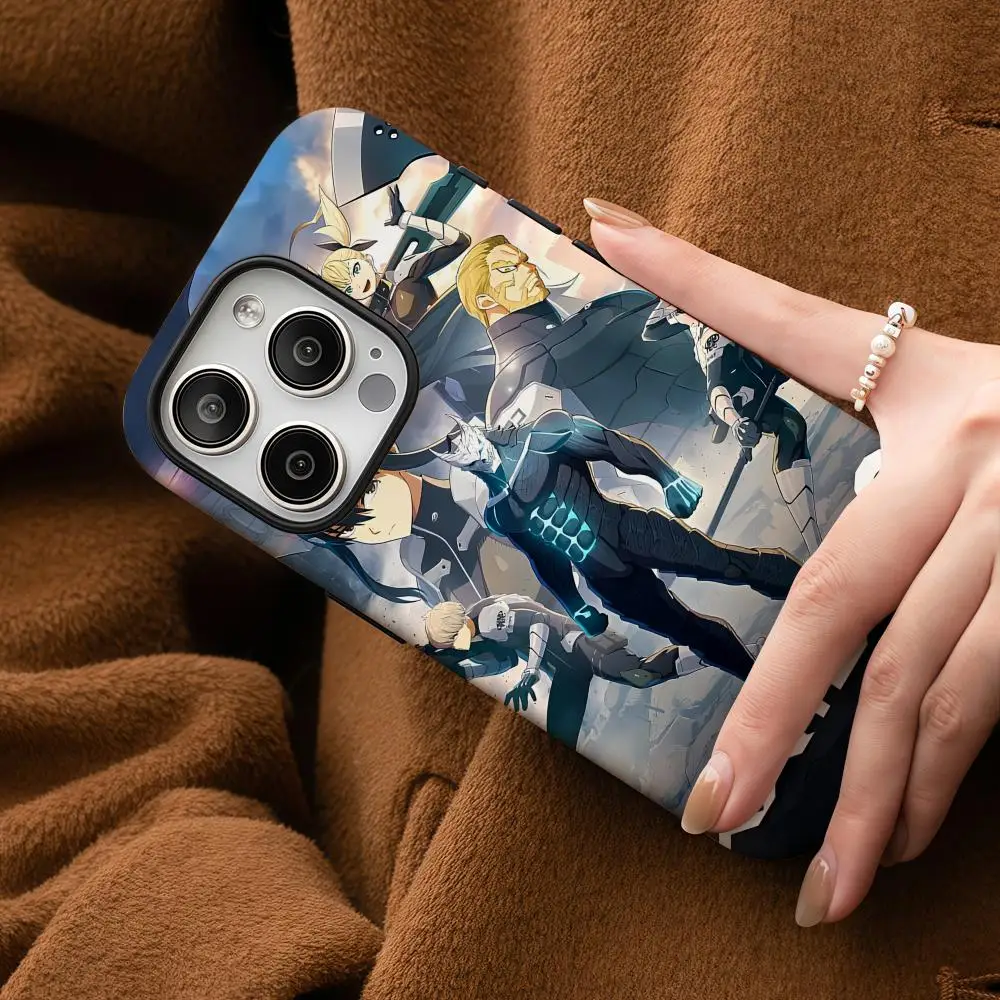 

K-Kaiju Anime No. 8 Phone Case For Samsung Galaxy S25 24 23 22 Ultra Plus A56 36 26 Glossy HD Double-Layer Hard Shell