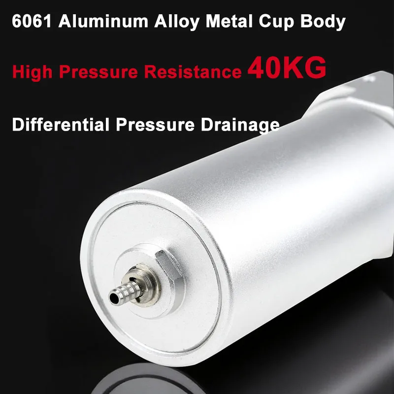 Пневматический воздушный фильтр высокого давления для разделения масла и воды QSLH-15/25--4MPA Воздушный компрессор Процессор источника воздуха