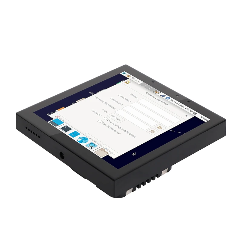 YC-SM41P New 4 Inch Quad Core Linux Debian Tablet PC IPS Touch Screen RJ45 POE 32GB Memory Bar Design WiFi Features